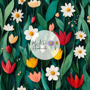 Paper Mache Spring Floral