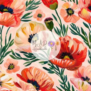 Watercolor Poppies