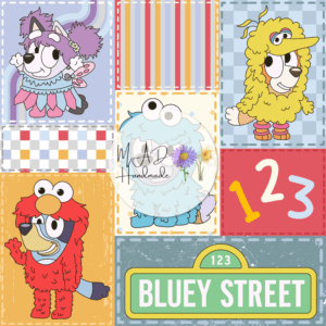 Bluey Sesame Street