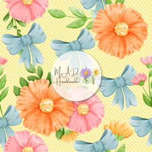 Pink and Orange Floral