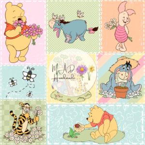 Pooh Spring Patchwork