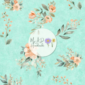 Peach and Mint Floral