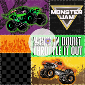 Monster Jam Patchwork