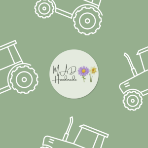 Green Tractor Outline