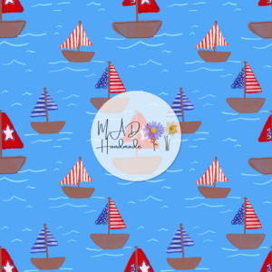 Fourth of July Sailboats