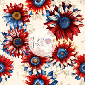 Red, White, and Sunflower