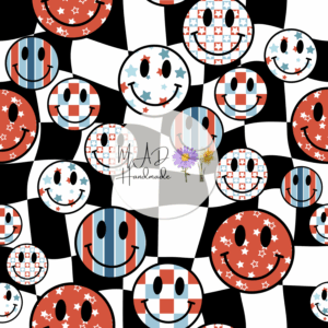 Red, White, and Blue Smilies