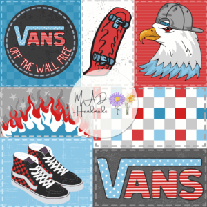 Fourth of July Vans