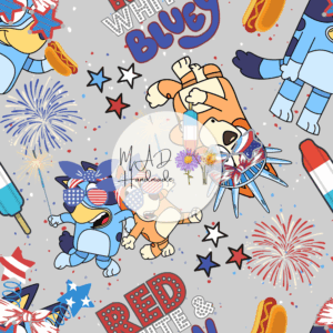 Red, White, and Bluey