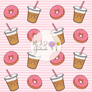 Donuts and Iced Coffee