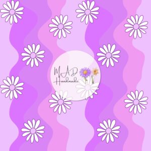 Groovy Purple Daisies