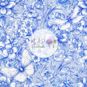 Blue Chinoiserie Floral