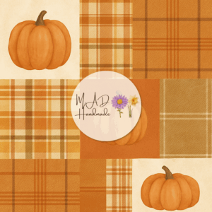 Pumpkin Plaid Patchwork