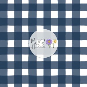 Navy Gingham
