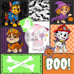 Paw Patrol Halloween Patchwork