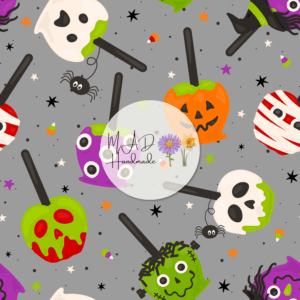 Halloween Caramel Apples