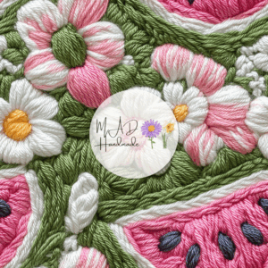 Embroidered Watermelon