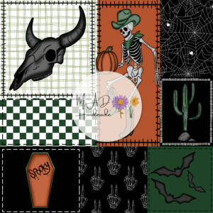 Halloween Western Patchwork