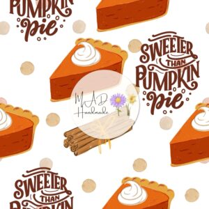 Sweeter Than Pumpkin Pie