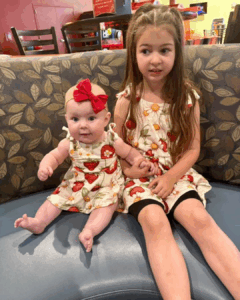 Brielle peplum with shoulder ties