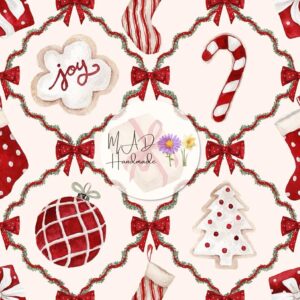 Watercolor Christmas Trellis