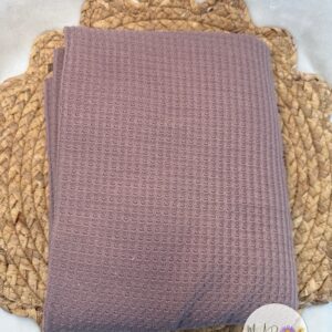Mauve Waffle Knit