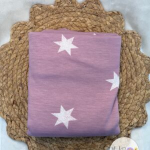 Purple Stars French Terry