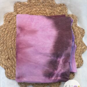 Purple Tie Dye French Terry
