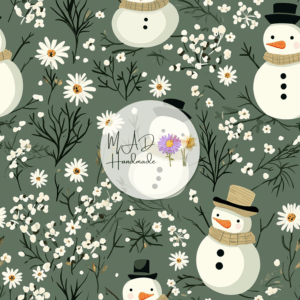 Floral Snowman