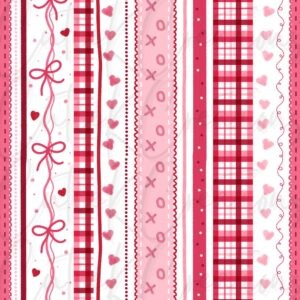 Valentines Stripes and Plaid