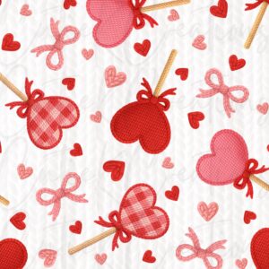 Crochet Heart Suckers