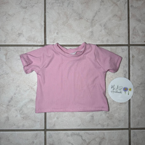 9-12m Short Sleeve Blythe Crop Top