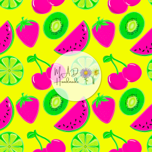 Neon Summer Fruit