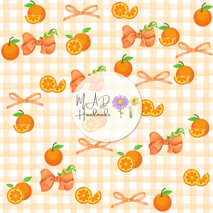 Orange Coquette Bows