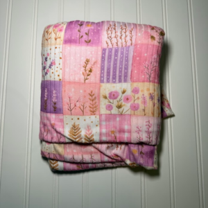 Spring Floral Patchwork Wide Rib