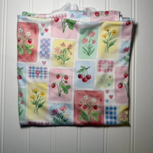 Strawberry Watercolor Patchwork DBP